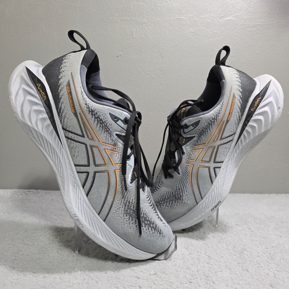 ASICS Gel Cumulus 25 Men's Size 14 Running Sneakers Shoes Gray‎ Black F910123